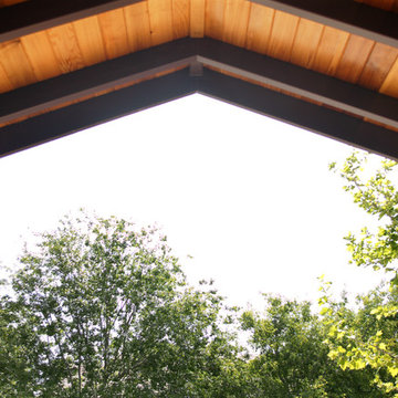 Custom Steel Framed Porch Cover