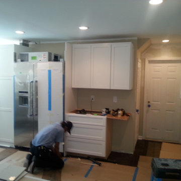 Stacy M Custom Kitchen Flooring + Bump out