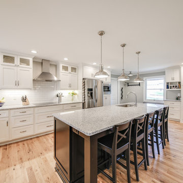 Cheat Lake: Living Room and Kitchen Renovation