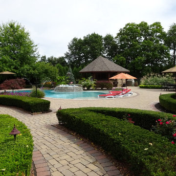 Washington Township, Michigan (Macomb County) Custom Pool and Landscape