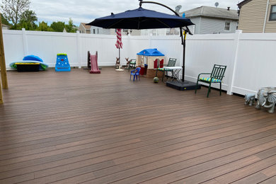 Inspiration for a deck remodel in New York