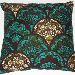 African  wax print pillow covers - Decorative Pillows