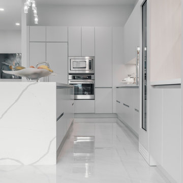 Sleek Elegance - Full Matte Lacquer Kitchen Project