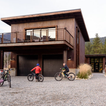 A Modern-Rustic Family Home Designed to Survive Wildfires