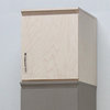 Flat Iron Slim Storage Top, Right, 24x18x22, Colonial Maple