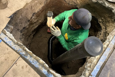 Residential Sewer Pipe Lining Project in Irvine, CA