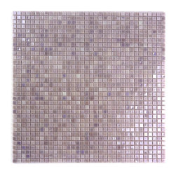 GBM Manufacturing - Galaxy 12"x12" Glass Square Mosaic Tile, Glossy Purple, Single Sheet - Mosaic Tile