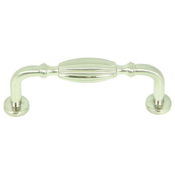 Stone Mill Hardware -Vienna Satin Nickel French Country Cabinet Handle