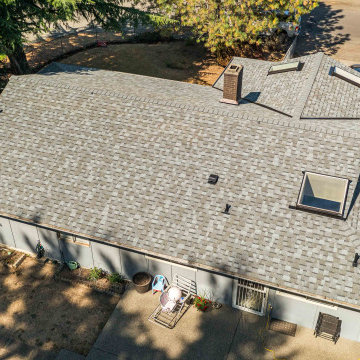 Roof Replacement in Renton, WA with Duration Shingle in Quarry Gray