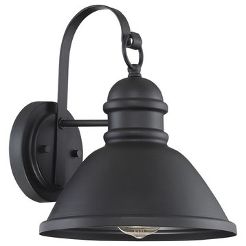 Savoy House Meridian 1 Light Outdoor Wall Sconce Matte Black