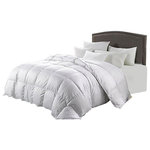 Egyptian Bedding - Luxurious Down Alternative Comforter 1200 Thread Count 750FP, Queen - Package contains One White LUXURIOUS Down Alternative Comforter in a beautiful zippered package with Polyester filling. Wrap yourself in these 100% Egyptian Cotton Cover Superior Down Alternative Comforters that are truly worthy of a classy elegant suite, and are found in world class hotels. Woven to a luxurious 1200 threads per square inch,these fine Down Alternative Comforters are crafted from Long Staple Giza Cotton grown in the lush Nile River Valley since the time of the Pharaohs. Comfort, quality and opulence set our Luxury Bedding in a class above the rest. The ultimate in luxury! this amazing light 750 + fill power luxurious down alternative comforter floats within a 1200 Thread count 100% Egyptian cotton .The result is a comforter so luxurious and soft, you will believe you are truly covering with a cloud, night after night. Warranty only when purchased from Egyptian Bedding Reseller.