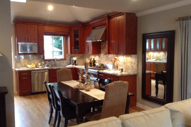 Elegant dining room photo in Los Angeles