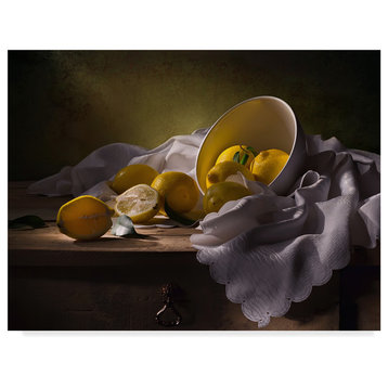 Svetlana L 'Still Life With Lemons' Canvas Art, 19"x14"
