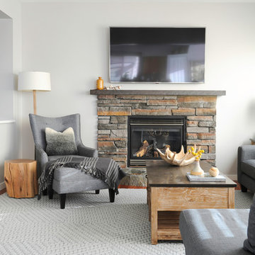 Rustic Touch Family Room