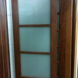 Mahogany 3 Lite Showroom Doors by ETO - Front Doors