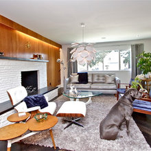 Mid-century Fireplace