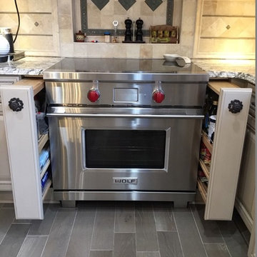 Decora Kitchen Remodel - Avignon Maple Irish Crème and Cherry Arlington Espresso
