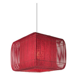 Hive - Hive Geisha Square Hanging Lamp - Lamp Shades