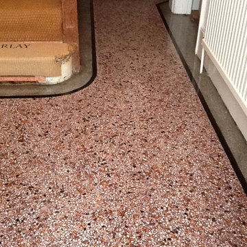 Heavily Soiled Terrazzo Hallway Restored in Northampton