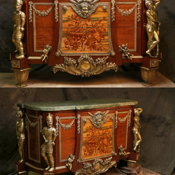 Marquetry Commode Restoration | Antique French Furniture Before and After