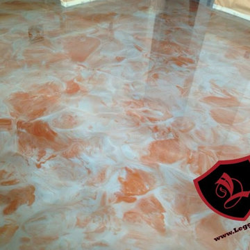 Leggari 2013 parade of homes metallic epoxy floor