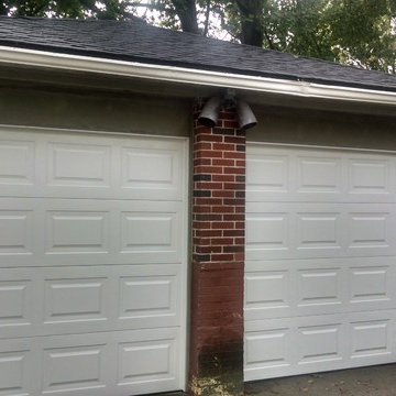 White Sectional Garage Door