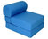 Jr. Twin Studio Chair Sleeper in Blue