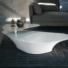 white contemporary coffee table wow!