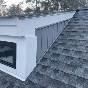 Board and Batten siding and window replacement in Worcester, MA