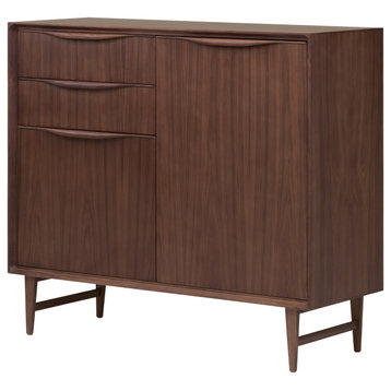 Elisabeth Walnut Wood Sideboard Cabinet, HGEM734