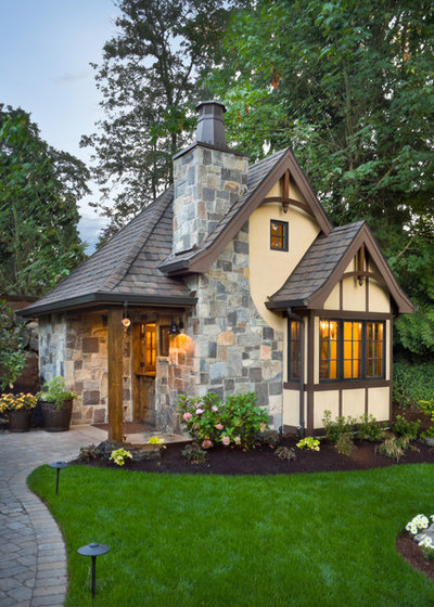 Traditional Exterior by BC Custom Construction