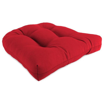 Outdoor Wicker Chair Cushions, Red color
