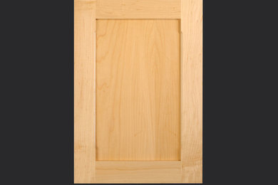 Maple cabinet door style with chamfered stiles