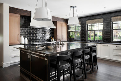 Inspiration for a transitional kitchen remodel in Calgary