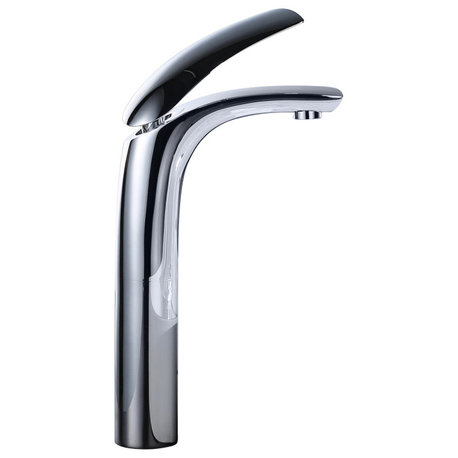 Dowell 8001/018 Series Single Handle Vessel Bathroom Faucet, Chrome