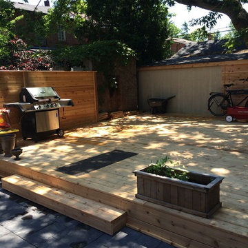 Rear yard renovation