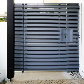 Gray Contemporary Aluminum
