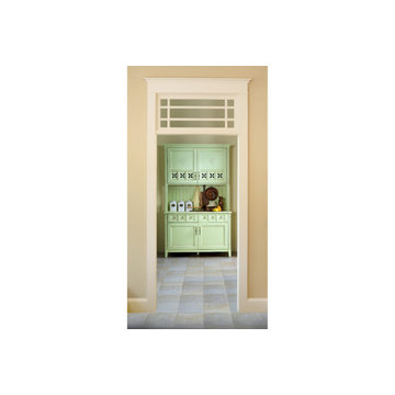 Transom Window Prairie (Farmhouse) with View of Cupboard