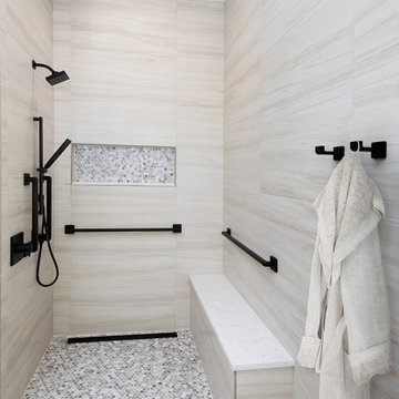 Contemporary Master Bathroom Remodel in Naples, FL