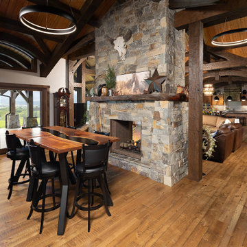 Luxury Timber Frame Residence in Montana