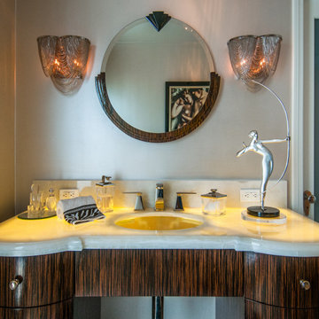 Art Deco Powder Room