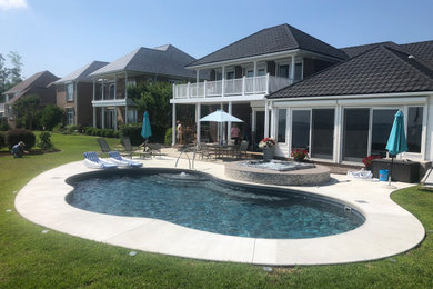 Pool - coastal pool idea in Other