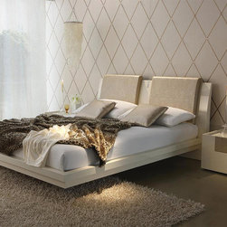 Diamond Ivory Platform Bed by Rossetto - $2,099.00 - Platform Beds