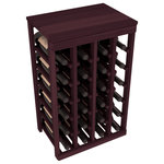 Wine Racks America - 24-Bottle Kitchen Wine Rack, Redwood, Burgundy Stain - *Please Note*