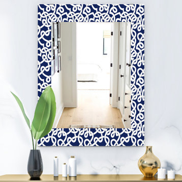 Designart Scandinavian 18 Midcentury Frameless Vanity Mirror, 24x32