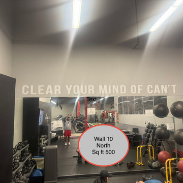 Snap Fitness Interior Paint Job