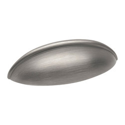Cosmas - Cosmas 1399AS Antique Silver 2-1/2&rdquo; CTC (64mm) Cabinet Cup Pull [10-PACK] - Cabinet And Drawer Handle Pulls