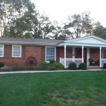 Autumn Tan James Hardie W/ Custom Window Shutters in Ballwin, MO. 63011