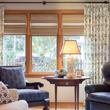 California Coastal Home Traditional Style Living Room