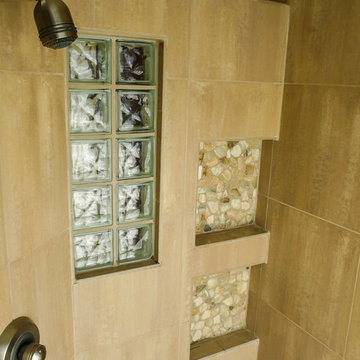 Summer Flame Stone & Glass Bath
